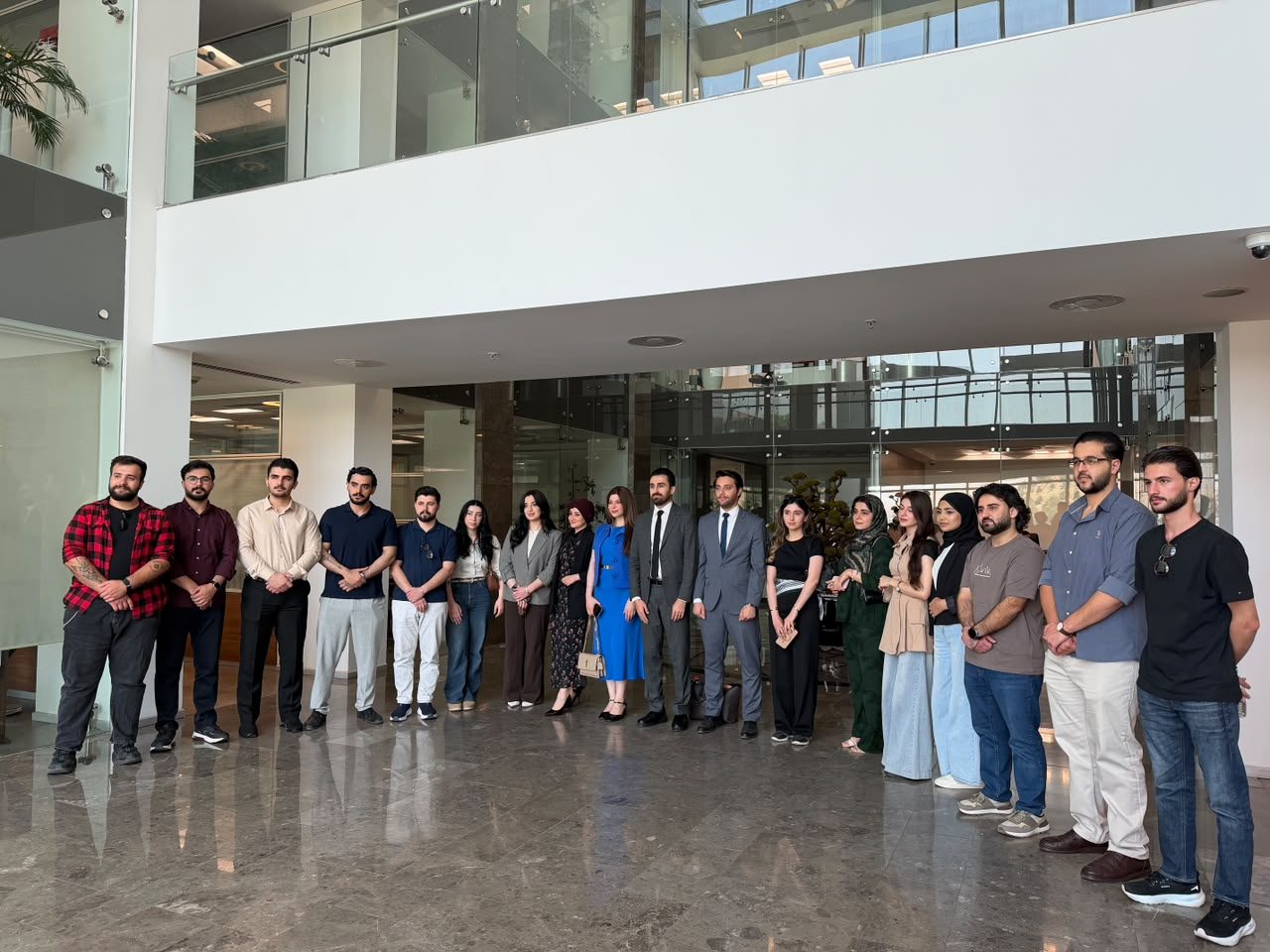 QIU International Business Students Gain Practical HR Insights Through Educational Visit to Halabja Group Photo 1