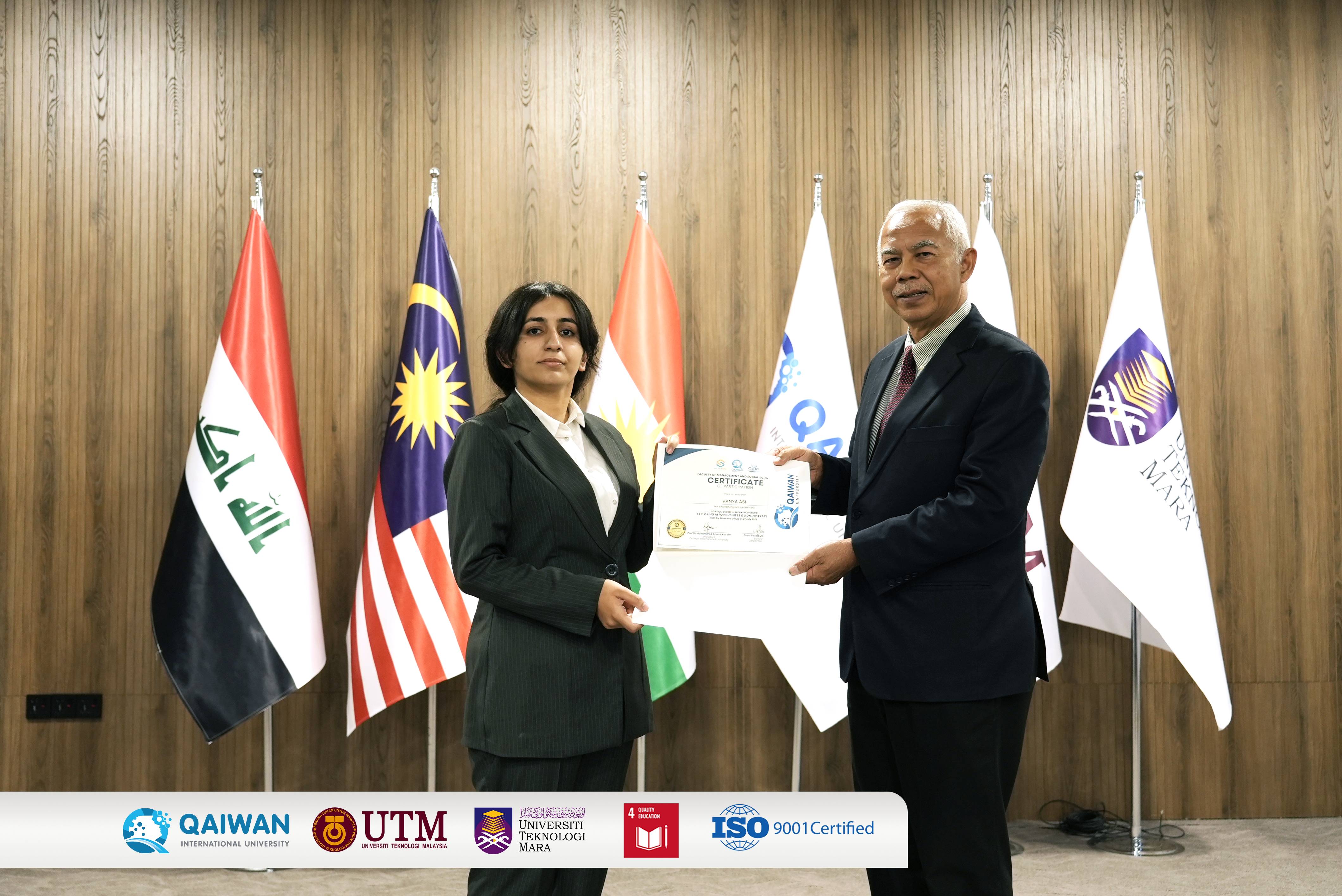 Exploring AI for Business & Administration – Certificate Awarding Event Photo 4